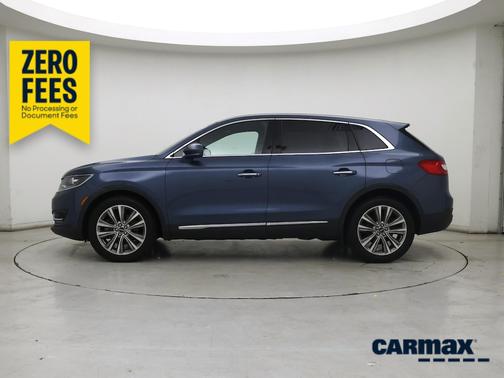 Blue 2018 Lincoln MKX Reserve