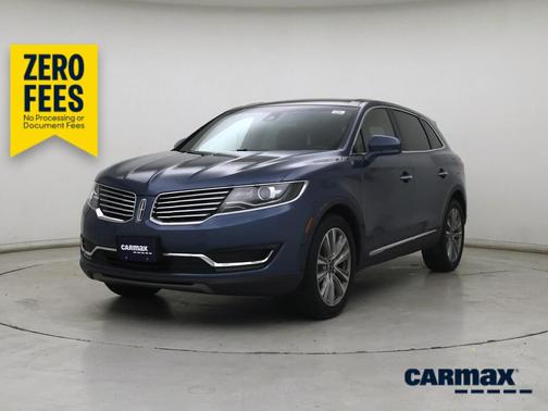 Blue 2018 Lincoln MKX Reserve
