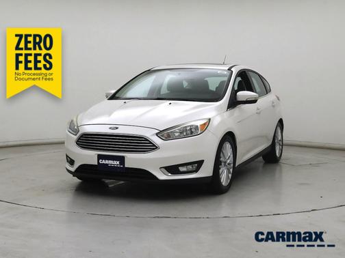 White 2017 Ford Focus Titanium