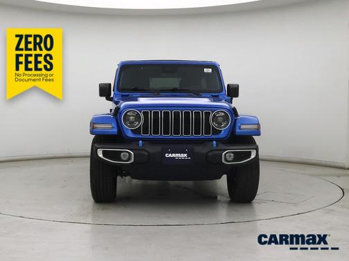 Blue 2024 Jeep Wrangler 4xe Sahara