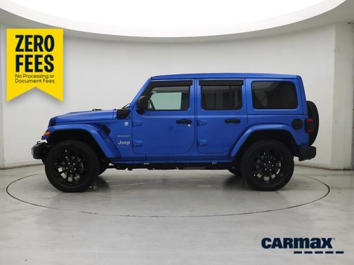 Blue 2024 Jeep Wrangler 4xe Sahara
