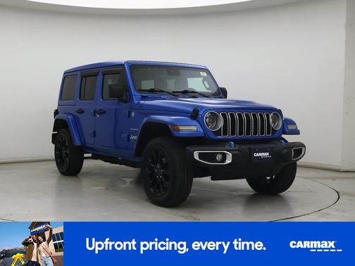 Blue 2024 Jeep Wrangler 4xe Sahara