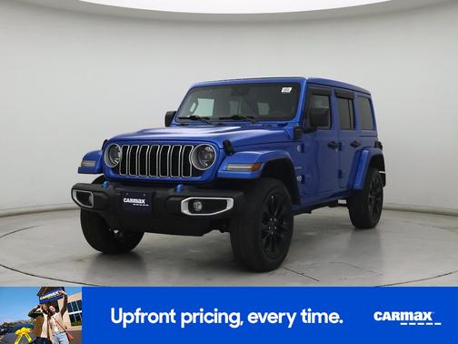 Blue 2024 Jeep Wrangler 4xe Sahara