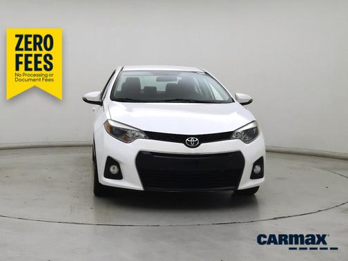 White 2016 Toyota Corolla S Plus