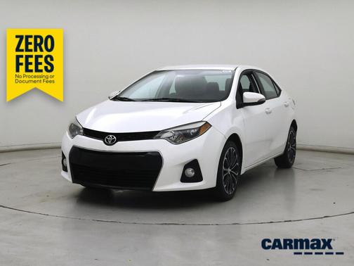 White 2016 Toyota Corolla S Plus