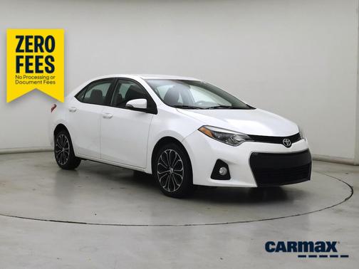 White 2016 Toyota Corolla S Plus