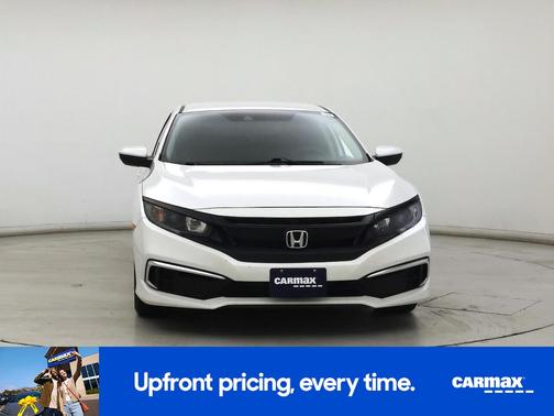 White 2020 Honda Civic LX