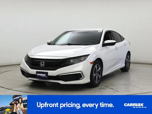 White 2020 Honda Civic LX