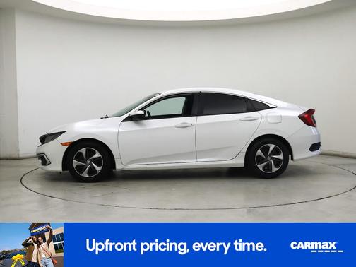 White 2020 Honda Civic LX