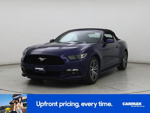 Blue 2016 Ford Mustang Ecoboost Premium