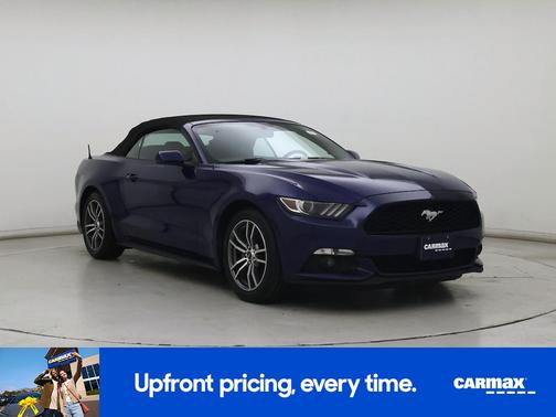 Blue 2016 Ford Mustang Ecoboost Premium