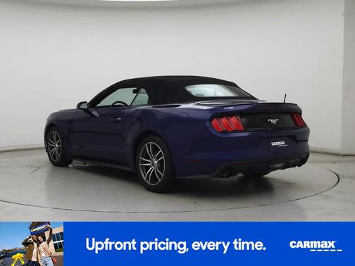 Blue 2016 Ford Mustang Ecoboost Premium