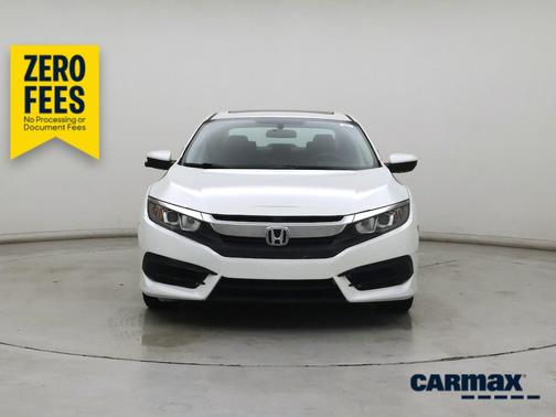 White 2017 Honda Civic EX