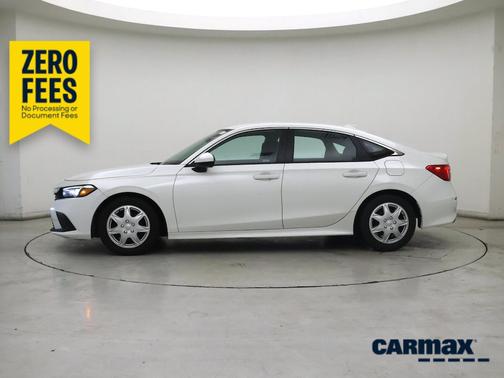 White 2024 Honda Civic LX