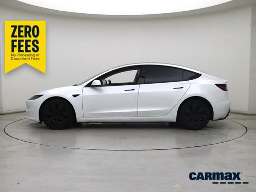 White 2025 Tesla Model 3 Long Range