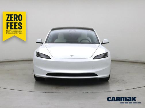 White 2025 Tesla Model 3 Long Range