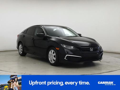 Black 2021 Honda Civic LX