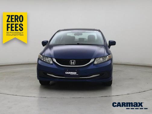 Blue 2014 Honda Civic EX