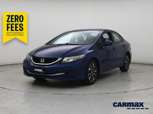 Blue 2014 Honda Civic EX