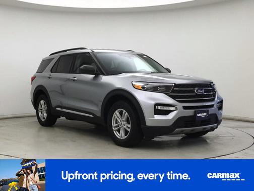 Silver 2022 Ford Explorer XLT