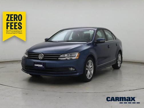 Blue 2017 Volkswagen Jetta SEL