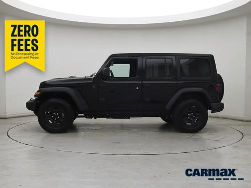 Black 2024 Jeep Wrangler Sport