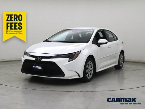 White 2020 Toyota Corolla LE