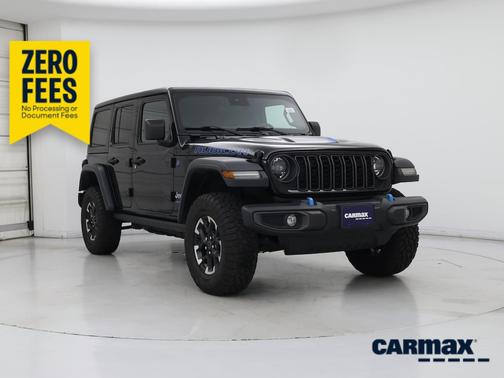 Black 2024 Jeep Wrangler 4xe Rubicon
