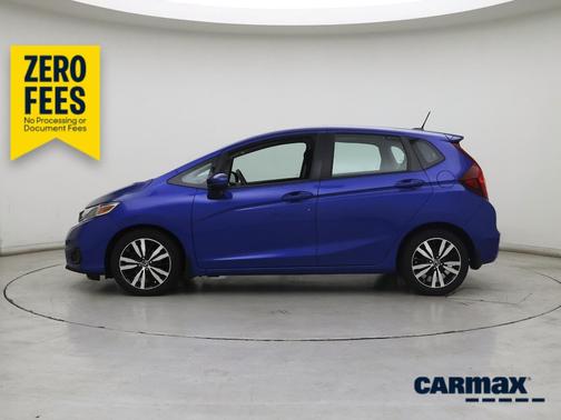 Blue 2018 Honda Fit EX