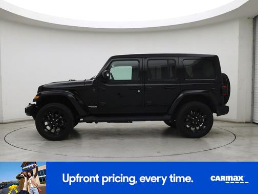 Black 2022 Jeep Wrangler Unlimited Sahara High Altitude