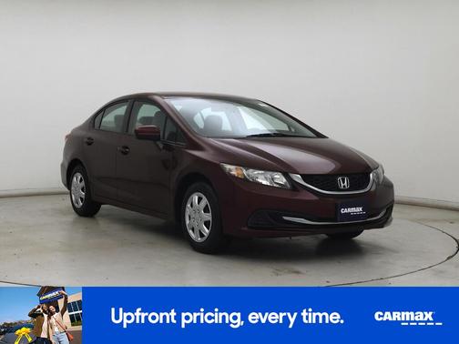 Red 2015 Honda Civic LX