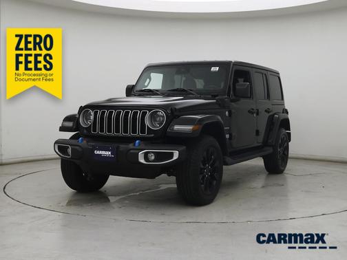 Black 2024 Jeep Wrangler 4xe Sahara