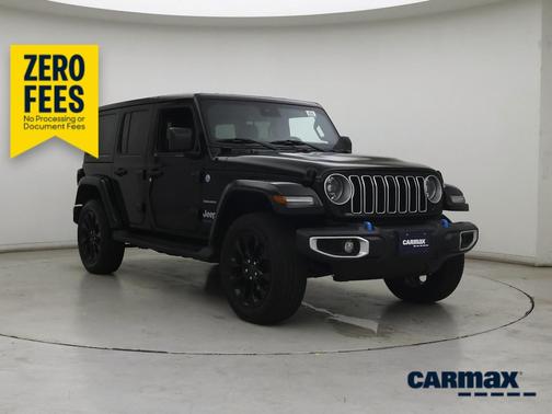Black 2024 Jeep Wrangler 4xe Sahara
