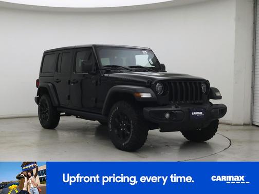Black 2022 Jeep Wrangler Unlimited Willys