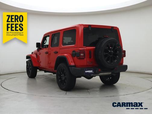 Red 2025 Jeep Wrangler 4xe Sahara