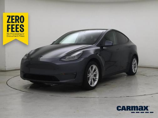 Silver 2021 Tesla Model Y Long Range