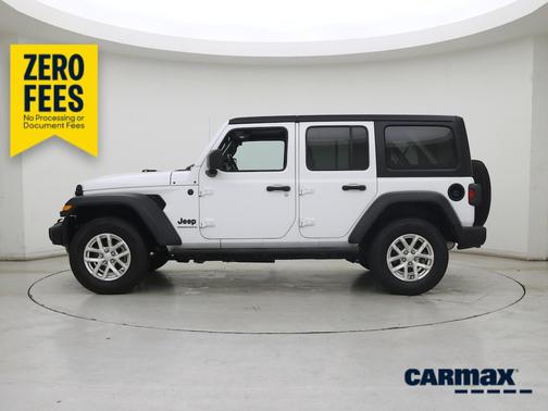 White 2023 Jeep Wrangler Unlimited Sport S