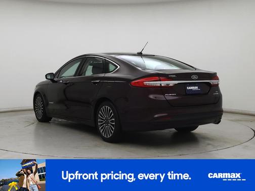 Burgundy 2018 Ford Fusion Hybrid SE