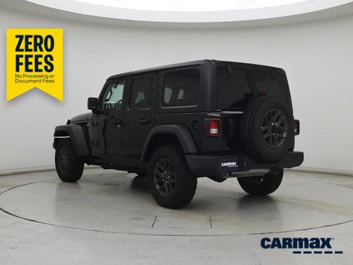 Black 2024 Jeep Wrangler Sport S