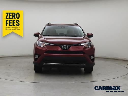 Red 2018 Toyota RAV4 XLE
