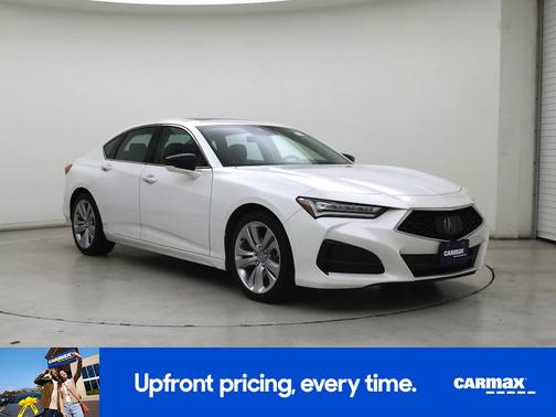 White 2023 Acura TLX Technology
