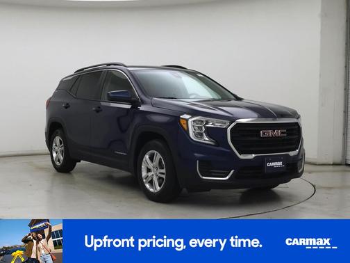 Blue 2022 GMC Terrain SLE