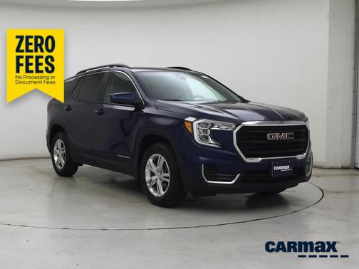 Blue 2022 GMC Terrain SLE