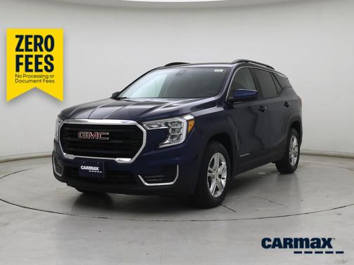 Blue 2022 GMC Terrain SLE
