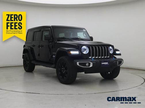 Black 2023 Jeep Wrangler 4xe Unlimited Sahara