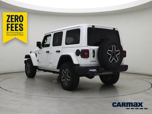 White 2025 Jeep Wrangler Sahara