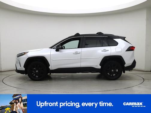 White 2023 Toyota RAV4 Hybrid XSE