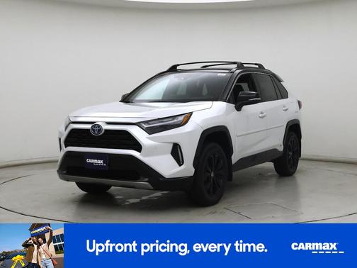 White 2023 Toyota RAV4 Hybrid XSE