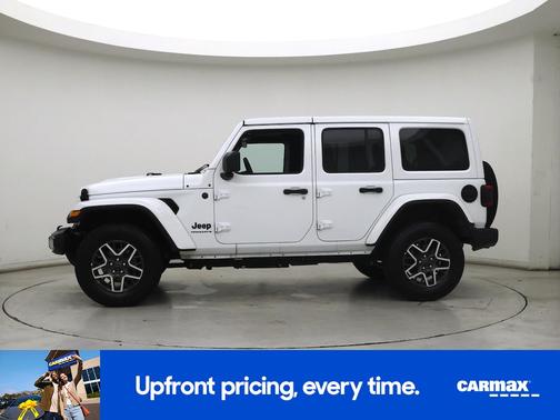White 2025 Jeep Wrangler Sahara