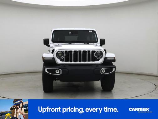 White 2025 Jeep Wrangler Sahara
